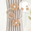 Boho flower curtain tiebacks braided2pcs 2