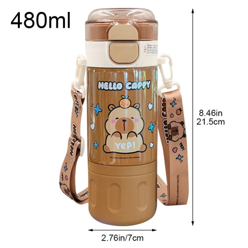 Capybara Isolierflasche aus Edelstahl, 500 ml 2