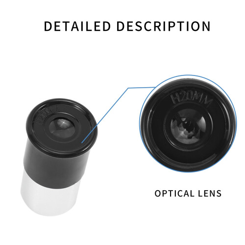 Telescópio Astronômico com Lente Ocular de 0,965 polegadas (20 mm) de Altura, Vidro Óptico Totalmente Multirrevestido para Acessórios 1