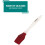 Imusa basting brush with red silicone bristles 8.5 inch 4
