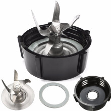Walbest blendermes voor Oster blender, vervangingsonderdelen inclusief kanbodemkap en O-ringafdichting, accessoire-revisieset.