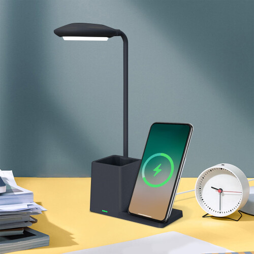 RFUGUG Desk Lamp Wireless Charger 15W Dimmable 2