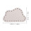 White Cloud-Shaped Copper Cabinet Handles 2-Pack 2