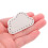 White Cloud-Shaped Copper Cabinet Handles 2-Pack 5