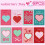 Heart-shaped Valentine's Day greeting cards multicolor 10 3