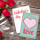 Heart-shaped Valentine's Day greeting cards multicolor 10 5