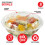 Clear Plastic Salad Bowls with Lids 24 oz 50 Pack 3