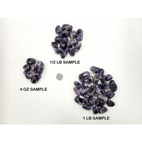 Dark Amethyst Crystals Natural Healing Stones 1 lb 2