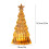 Mercury Glass Christmas Tree Silver LED Lighted 1 Piece 3