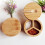 Bamboo Salt and Pepper Box with Built-in Spoon, 4