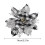 Christmas Tree Decorations Gold Grid Flowers 3