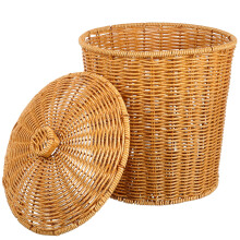 Panier à linge en forme de chocolat avec couvercle, en polypropylène (PP).