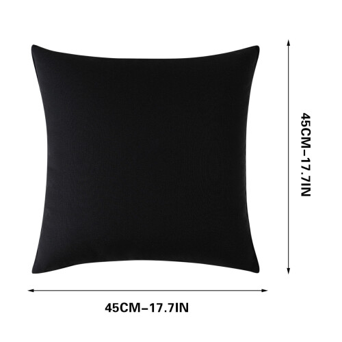 Capa de almofada impermeável para exterior, moderna, cor sólida, 45x45 cm (18x18 polegadas) 2
