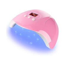Uv Gel Nail Lamp 54w Uv Led Professional Automatic Nail Dryer Fast Drying 3 Timers Lcd Display for Semi Permanent Gel Polish Gel Nail Machine for All