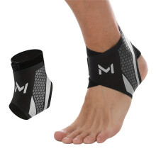 Cavigliera compressiva con lacci e stabilizzatore (1 paio)