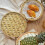 Bamboo flat tray handmade woven kitchen serving tray 4