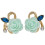 Strass-Rosen-Ohrstecker für Damen 2