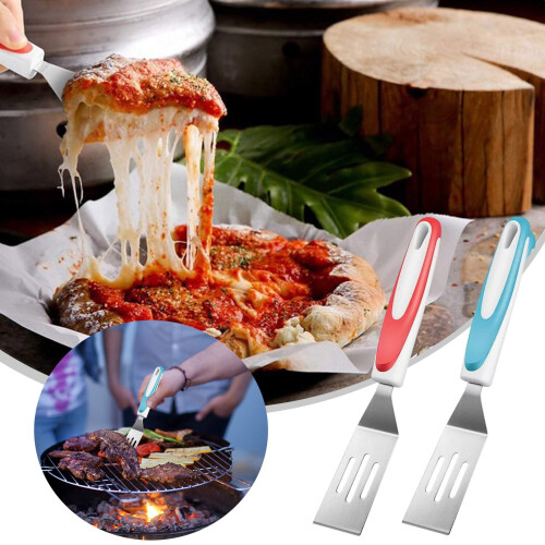 WILEQEP Mini Serving Spatula Stainless Steel 2 Pcs 1