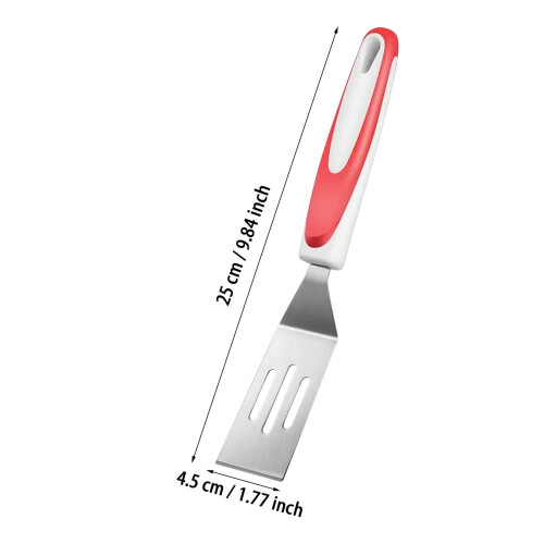 WILEQEP Mini Serving Spatula Stainless Steel 2 Pcs 2