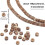 Coconut Shell Beads Natural Brown Flat Round 592 pcs 2
