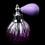 Vintage refillable glass perfume bottle 100ml 3