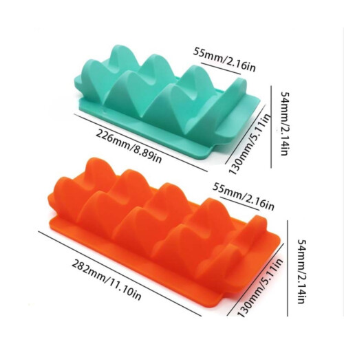 Support à assiettes en silicone alimentaire pour 5 assiettes 2