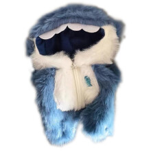 17cm Doll Clothes Blue Overalls 16x7cm