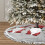 Saia para árvore de Natal com franjas de renda, 91 cm (36 polegadas) 3