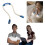 Lampe de lecture flexible LED Alloet bleue 2