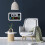 Digital Wall Clock Battery Operated 8 Inch White 2