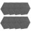 Ljudisolerande väggpaneler filtmaterial 8 st 3