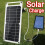 Panel solar flexible monocristalino de 10W y 12V 4