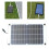 Panel solar flexible monocristalino de 10W y 12V 6