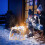 Presepe natalizio da giardino con luci a LED 5