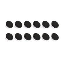 Förbättrade LED-Ljusblockerande Skydd för Meta Glasses - 12-Pack Set Vit Basversion
