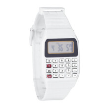 Montre-bracelet calculatrice électronique en silicone