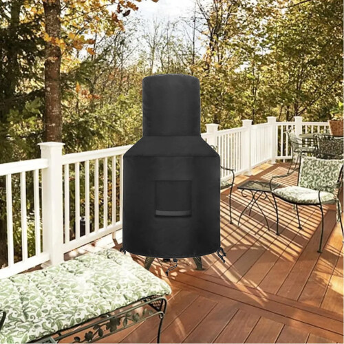 Chiminea fire pit cover outdoor waterproof heavy duty 1