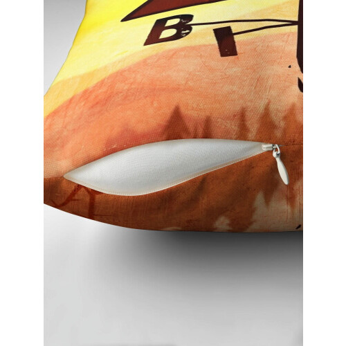 Capa de almofada dupla face Bill Cipher Gravity Falls 1