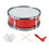 11-inch snare drum with adjustable strap red 2