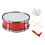 11-inch snare drum with adjustable strap red 3