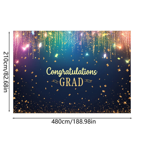 Graduation Party Backdrop Banner for Kindergarten Class of 2