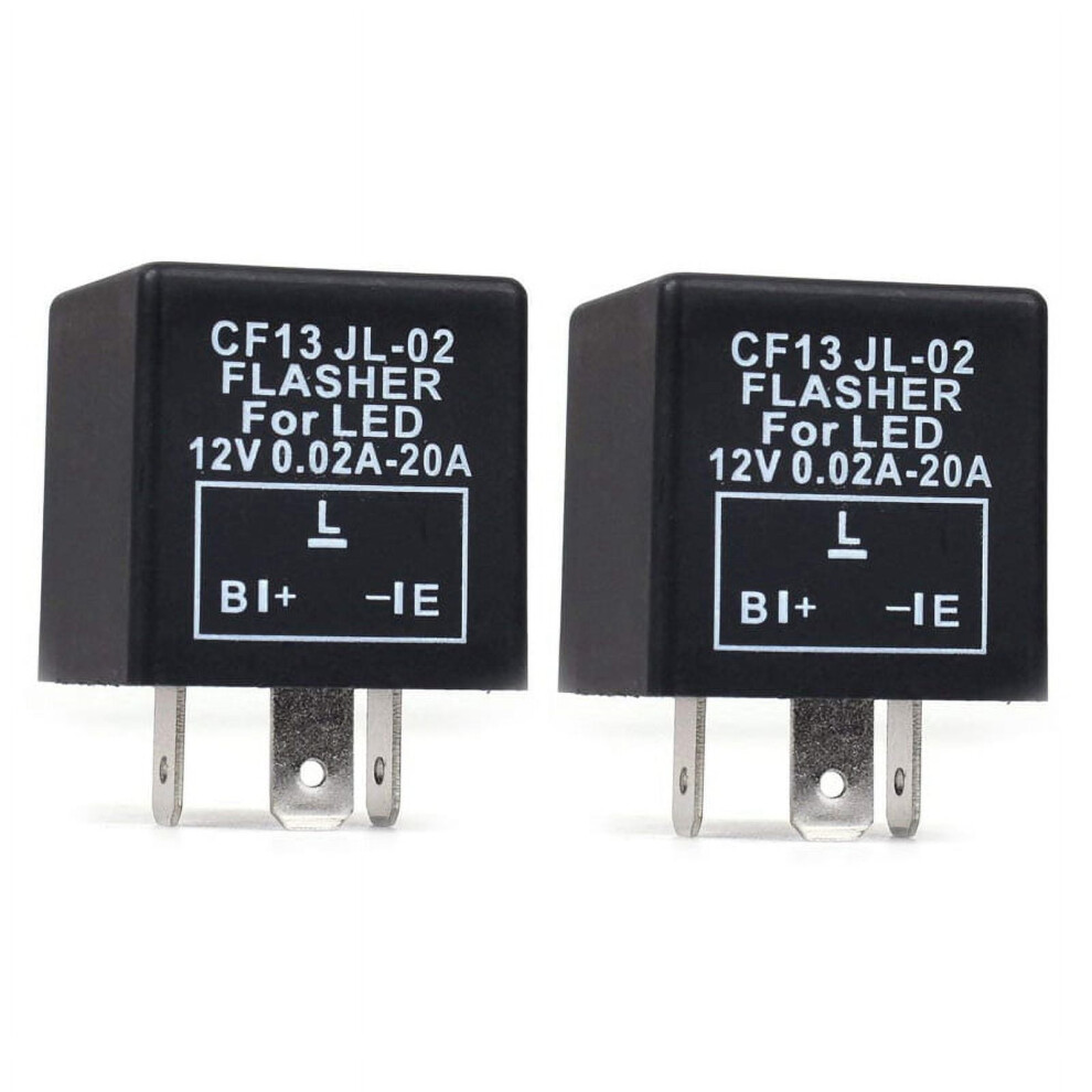 Led Flasher Relay 12V 3-Pin For Car Turn Signals 393040939714