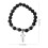Bracciale da polso da uomo PATKAW con croce e perline 2
