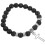 Bracciale da polso da uomo PATKAW con croce e perline 3