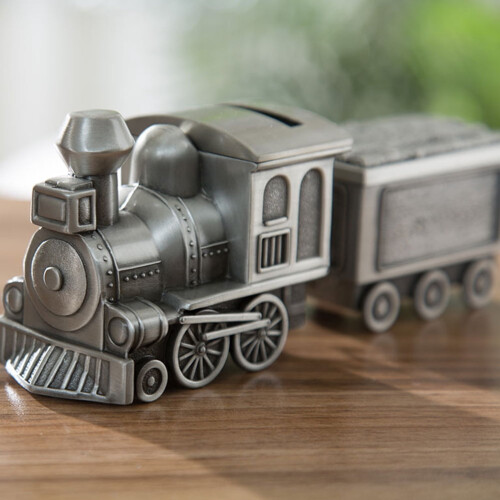 1Pack Train Decoration Piggy Bank for Office Decor Creative Design