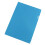 L-Type Clear Plastic A4 Folder Light Blue 1 Pc 1