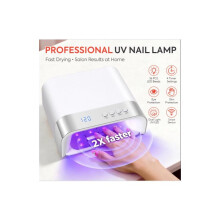 168W UV LED Nail Lamp Professional Gel Nail Dryer 36 LEDs Auto Sensor 4 Timer Settings Fast Curing