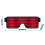 LED Glasses USB Rechargeable 11 Flashing Modes Red 2