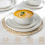 Stoneware Dinnerware Set for 4 People, 12-Piece White 2