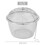 Stainless Steel Tea Ball Infuser Extra Large with Hook Chain 4